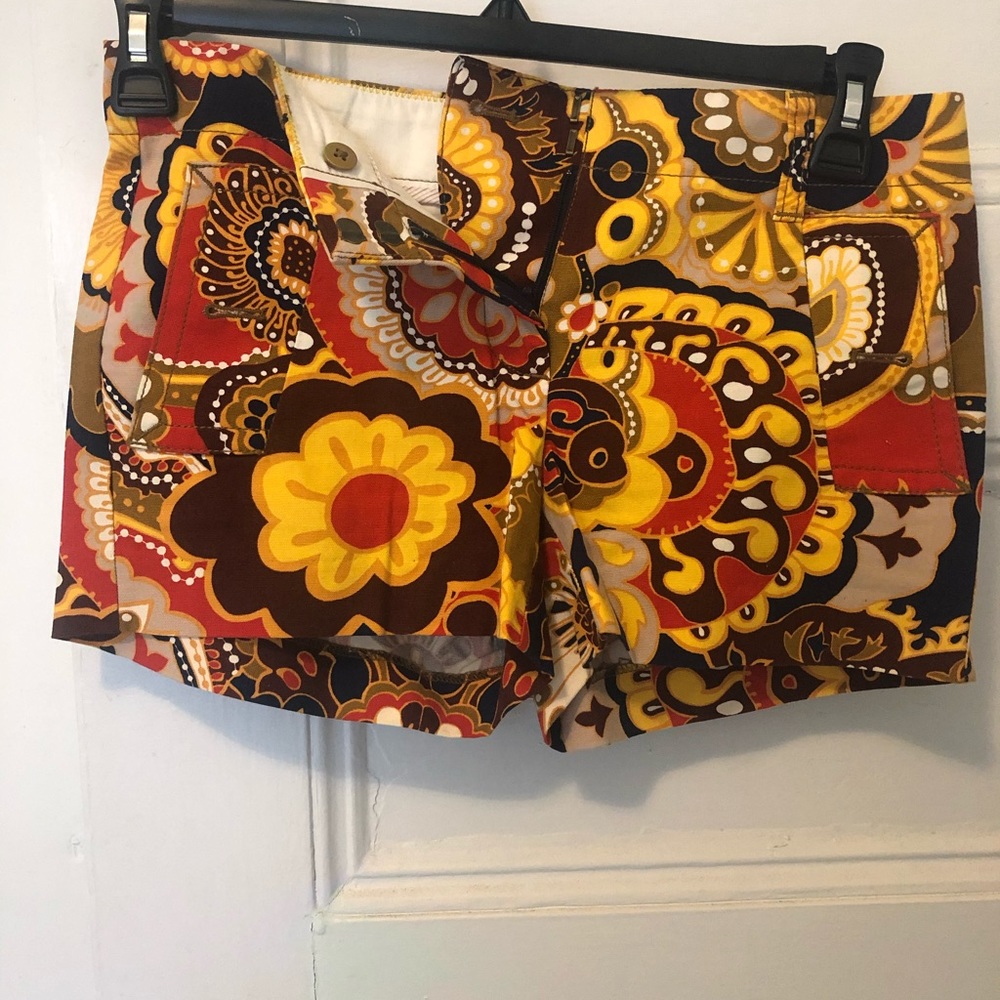 J. Crew City Fit Shorts San Remo print 0